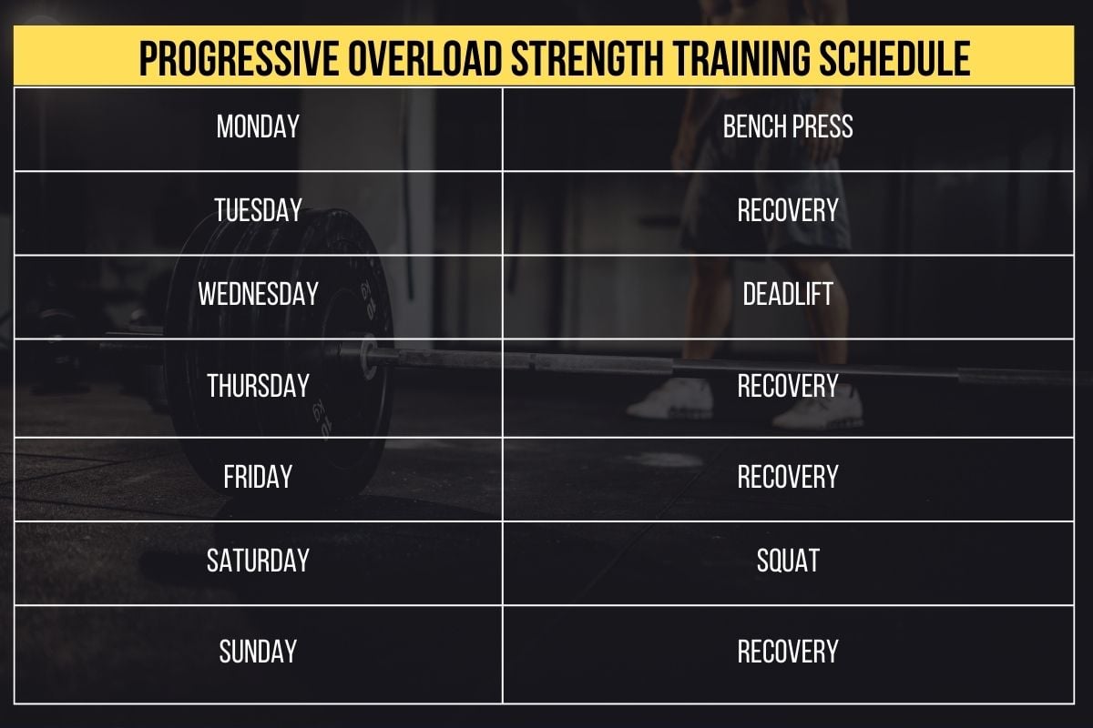 12 Week Progressive Overload Strength Training Program Summary