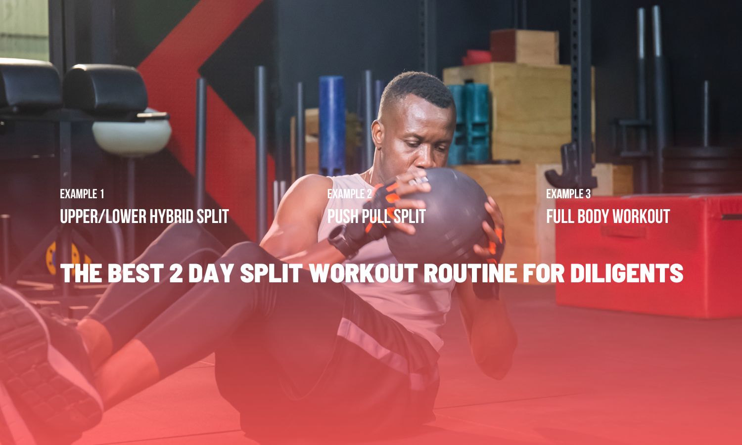 2 day workout split