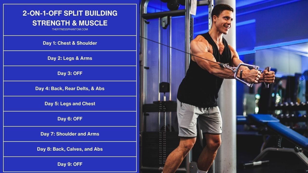 2 Days On 1 Day Off Workout Split