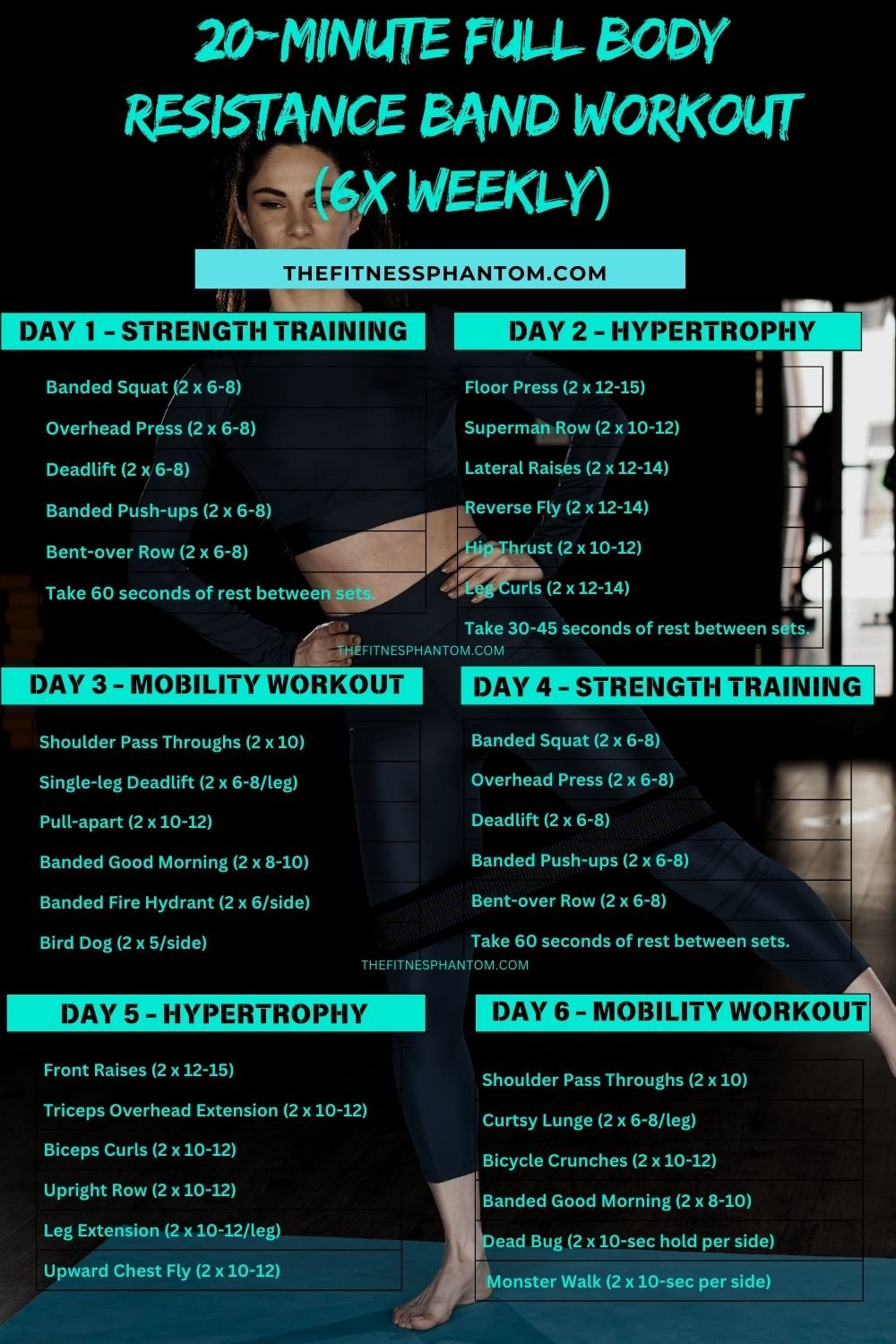 Full Body 20-Minute Resistance Band Workout