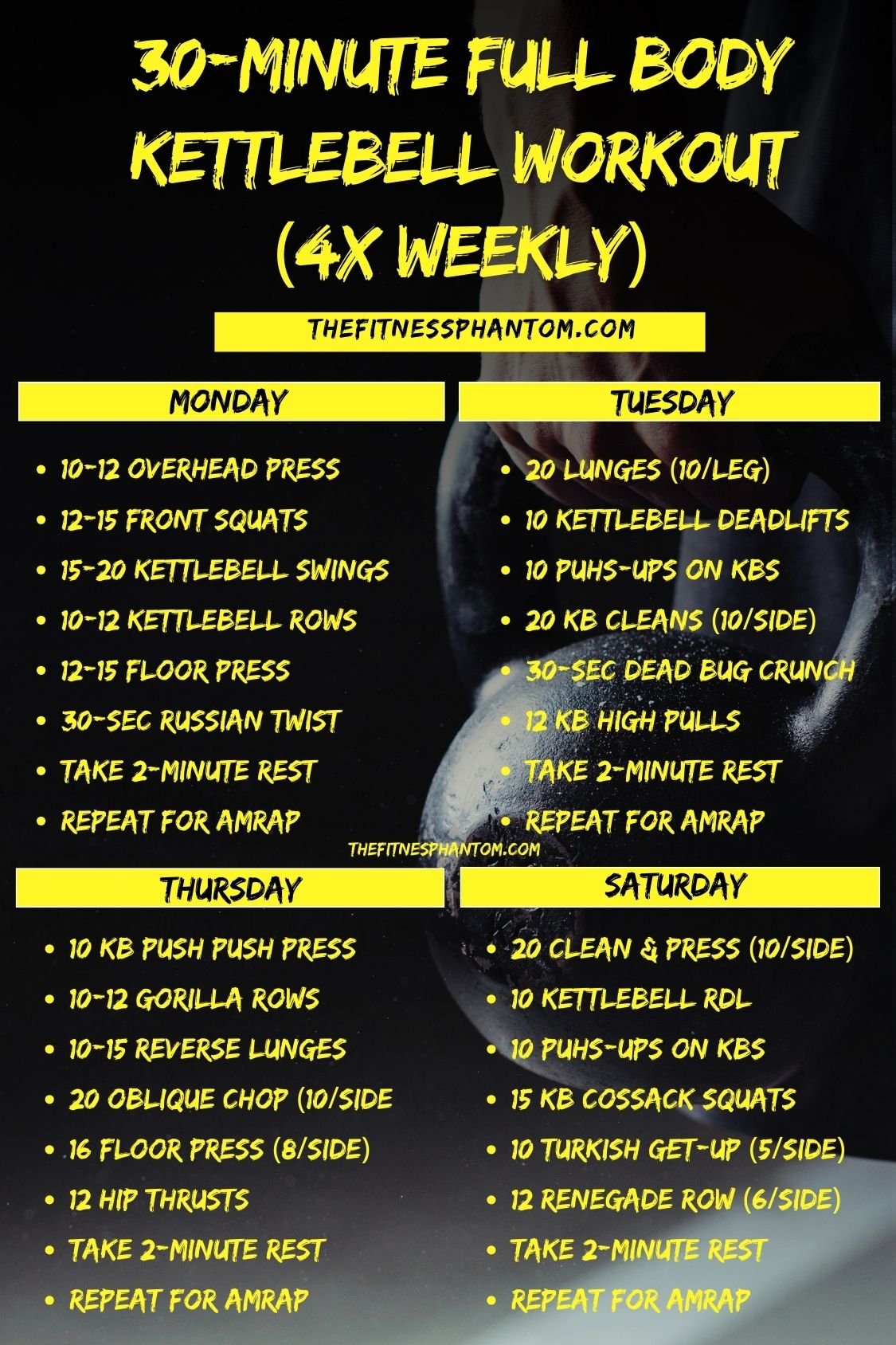 Full Body 30-Minute Kettlebell Workout