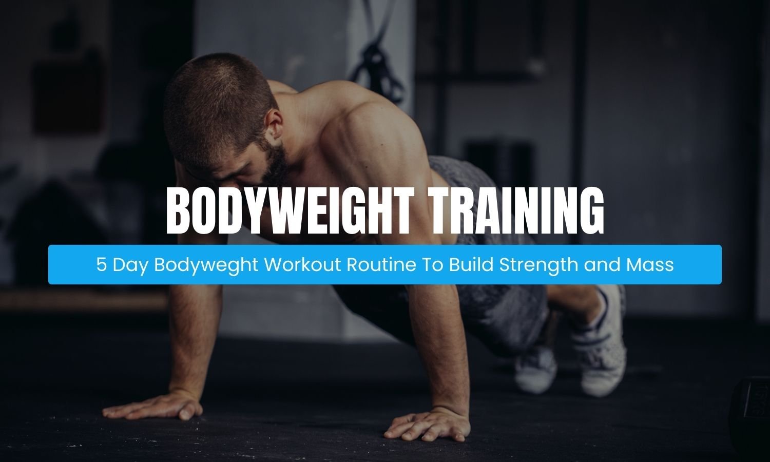 5 Day Bodyweight Workout Routine