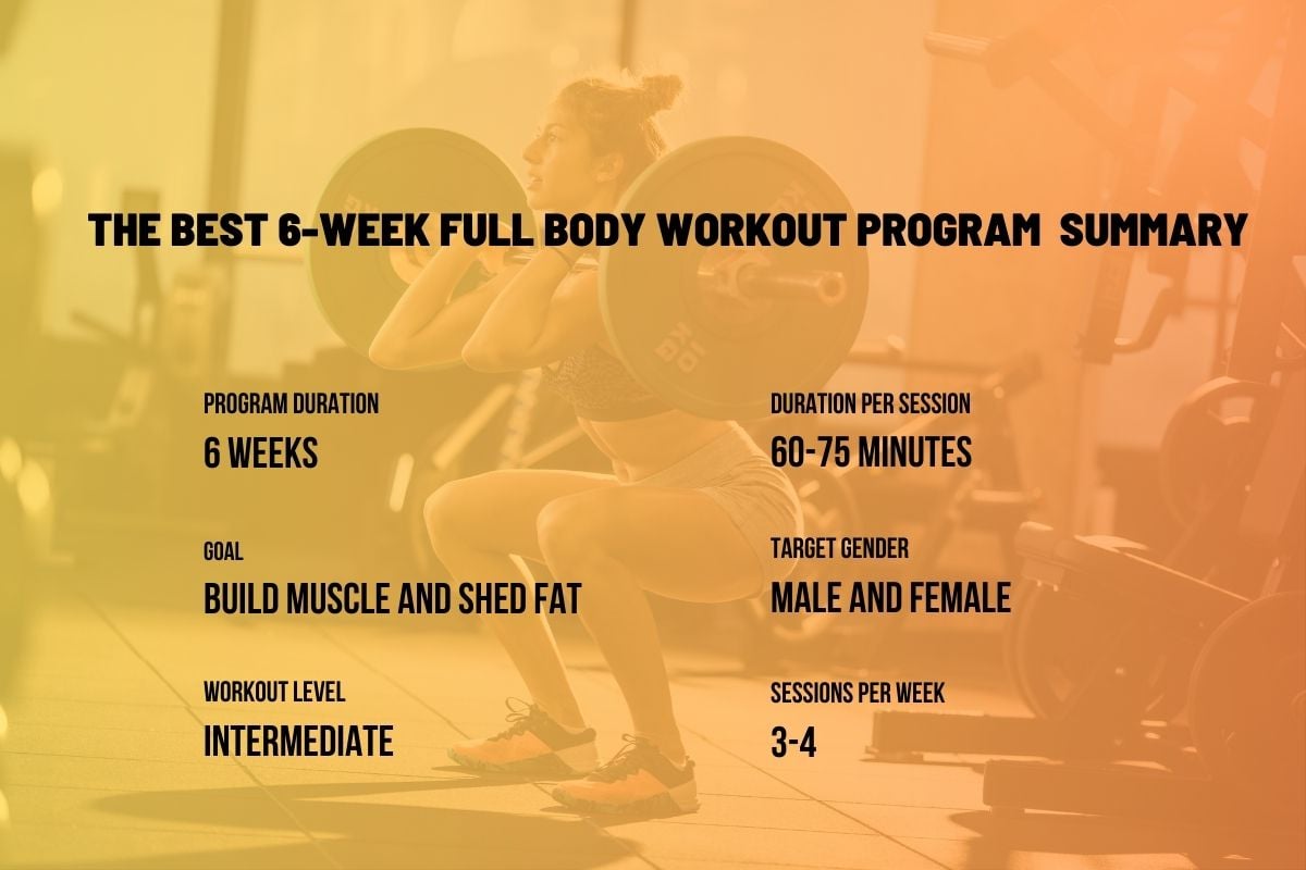 6 week full body workout program