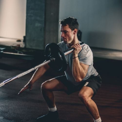 List of 55 Best Compound Exercises with Pictures, Videos & PDF Barbell Landmine Press