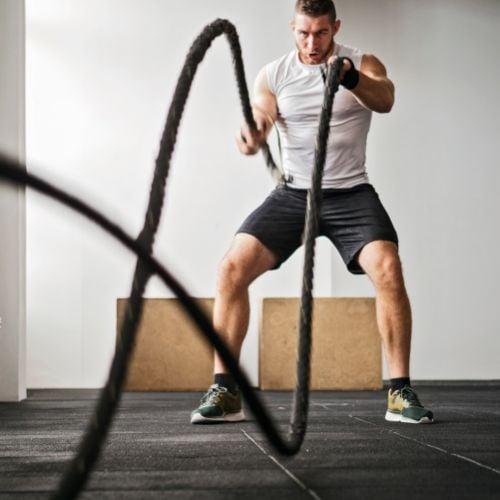List of 55 Best Compound Exercises with Pictures, Videos & PDF Battle Rope Training