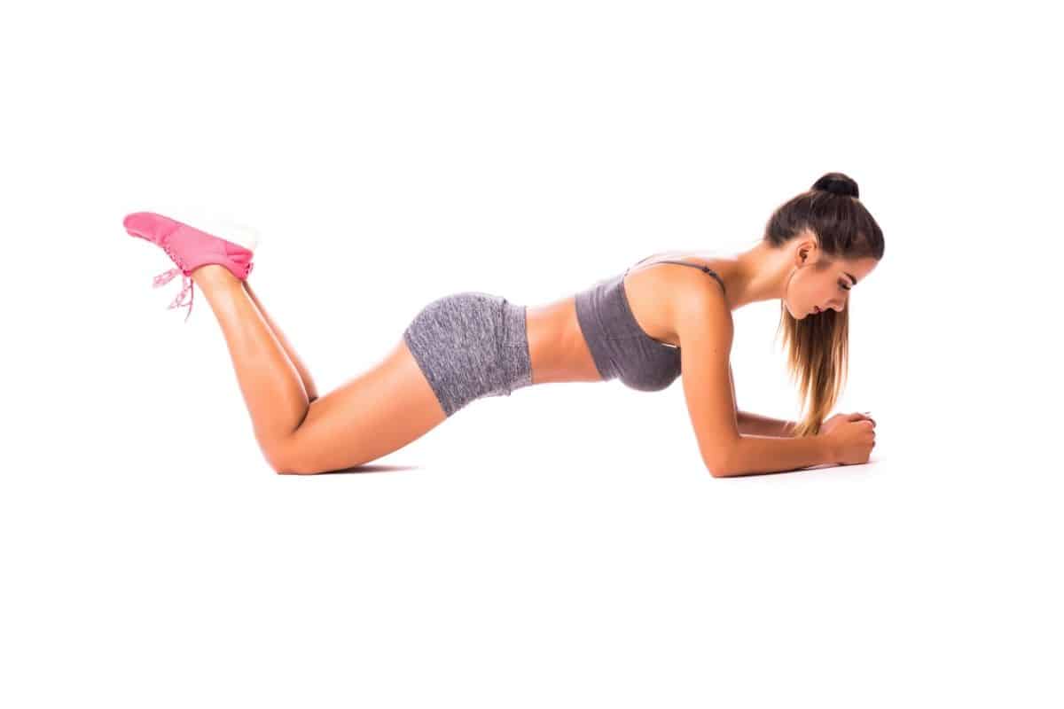 Kneeling Plank is a beginner-level plank variation.