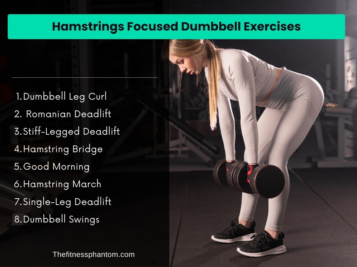 Best dumbbell exercises for hamstrings