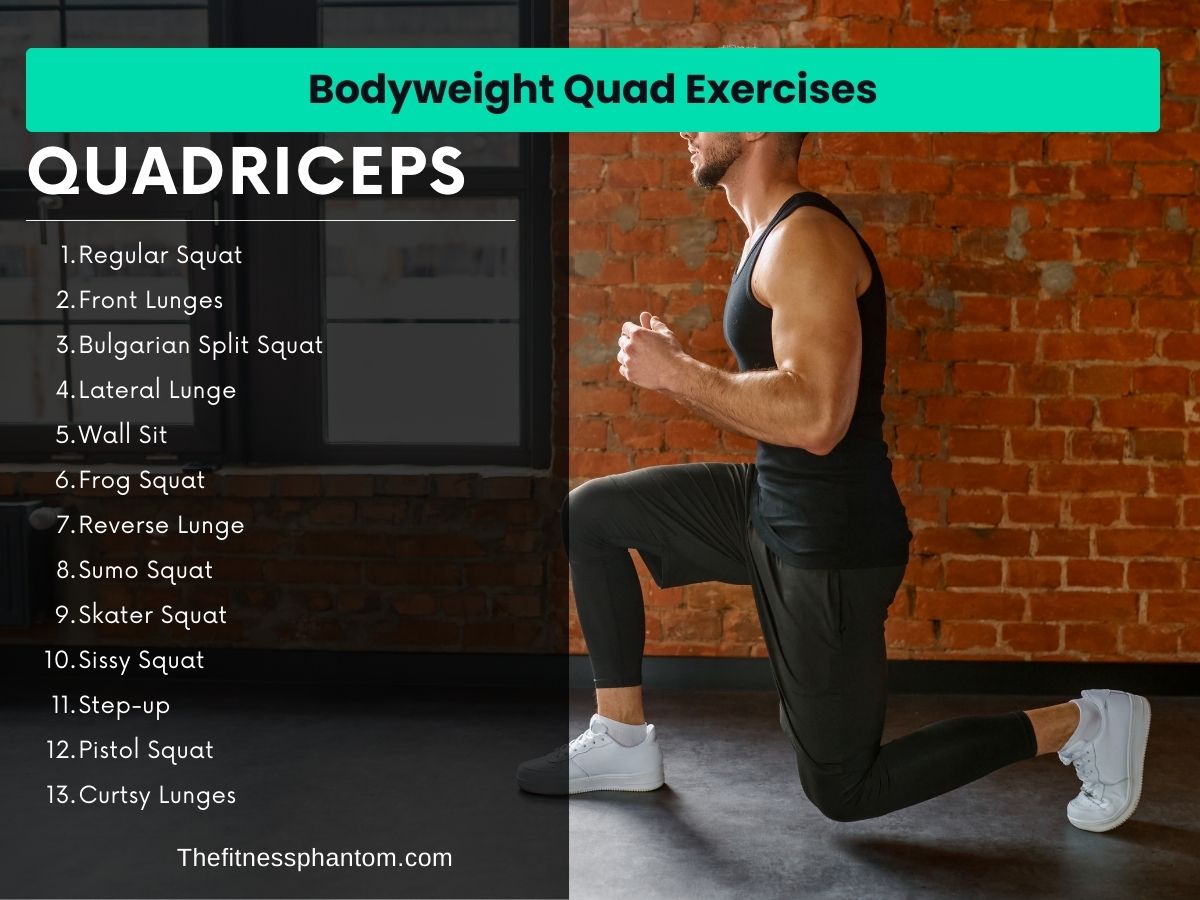 Bodyweight Quad Exercises