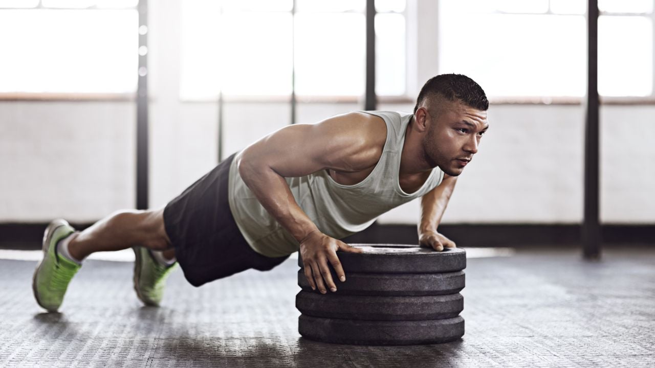Incline push-up, a Bodyweight Workout for Beginners
