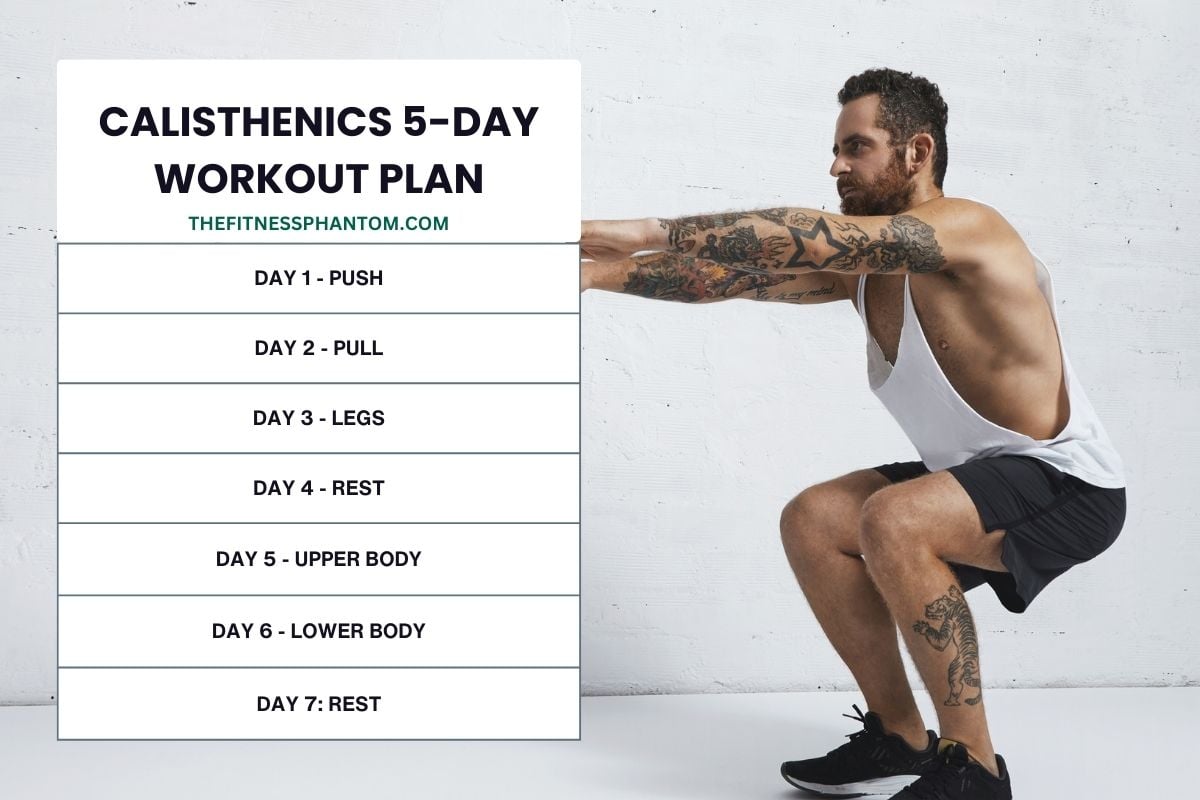 Calisthenics 5 day Workout Plan