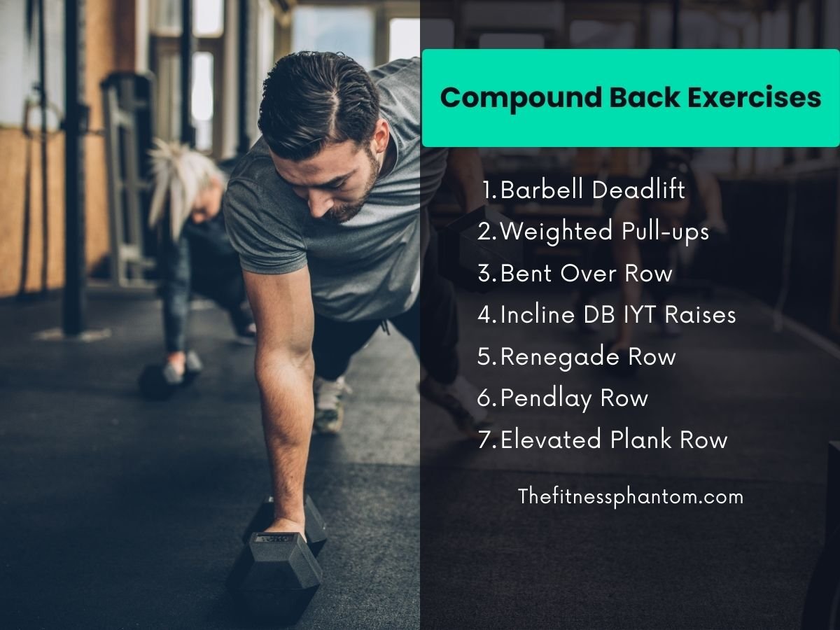 List of 55 Best Compound Exercises with Pictures, Videos & PDF Compound Back Exercises