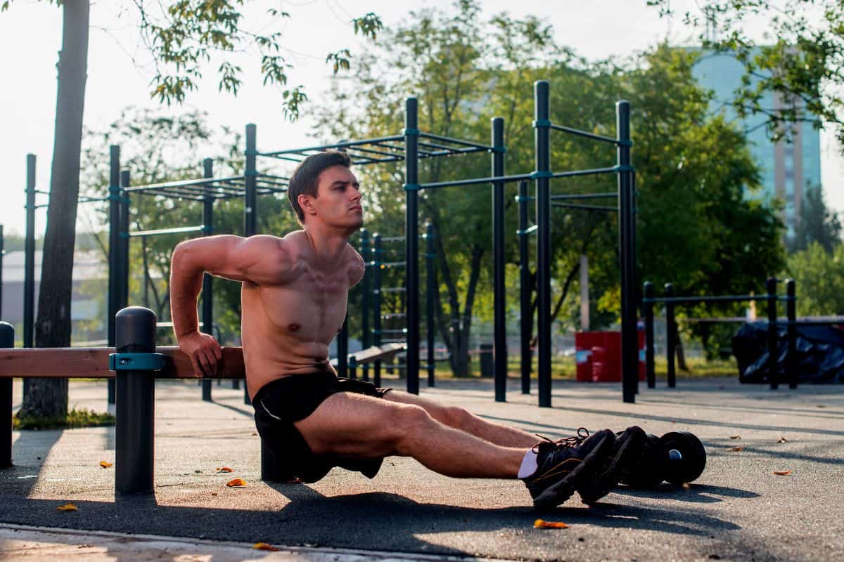 20 Best Functional Upper Body Exercises with PDF dips exercise at home