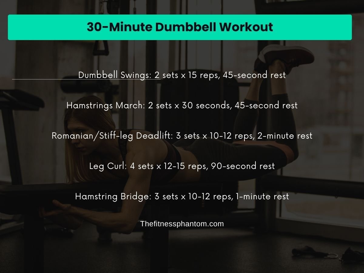 Dumbbell Hamstring Workout