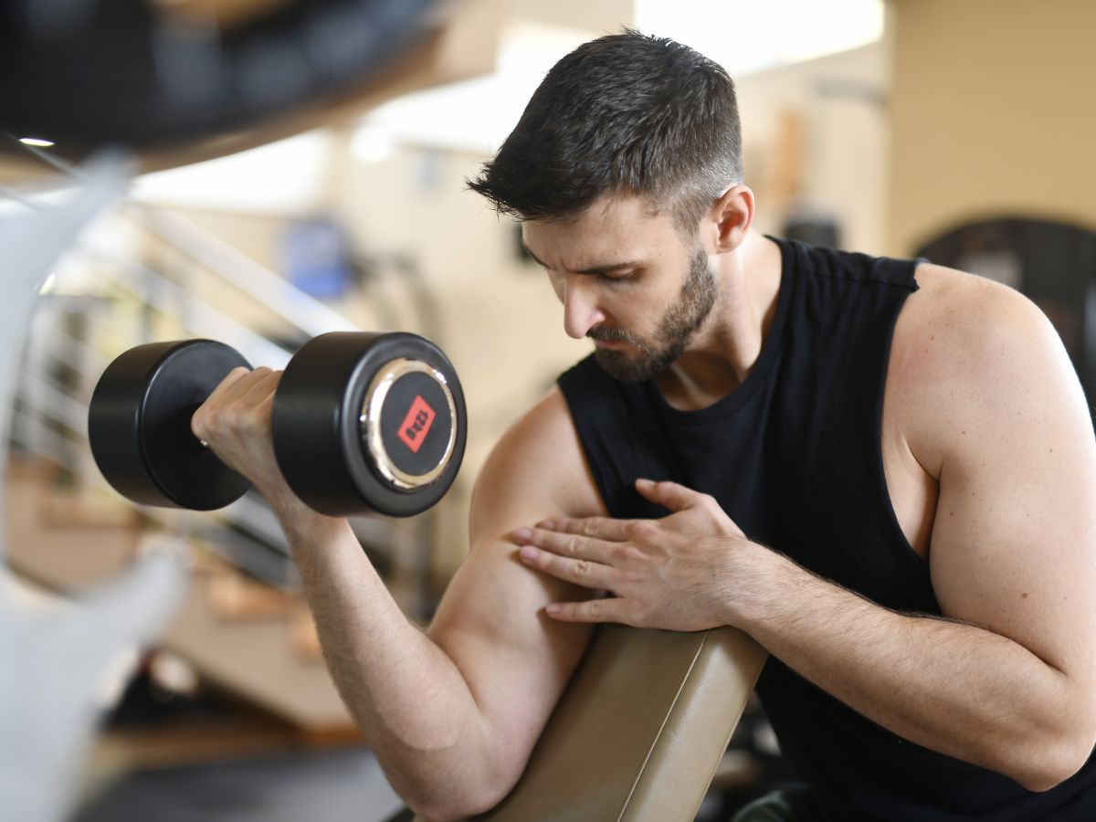 13 Most Popular Dumbbell Bicep Exercises for Building Muscle Dumbbell Preacher Curl Bicep Exercise