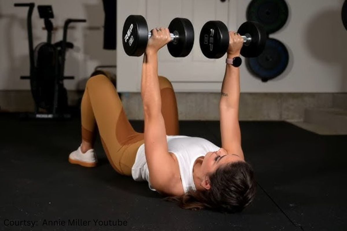 Floor Dumbbell Chest Exercises