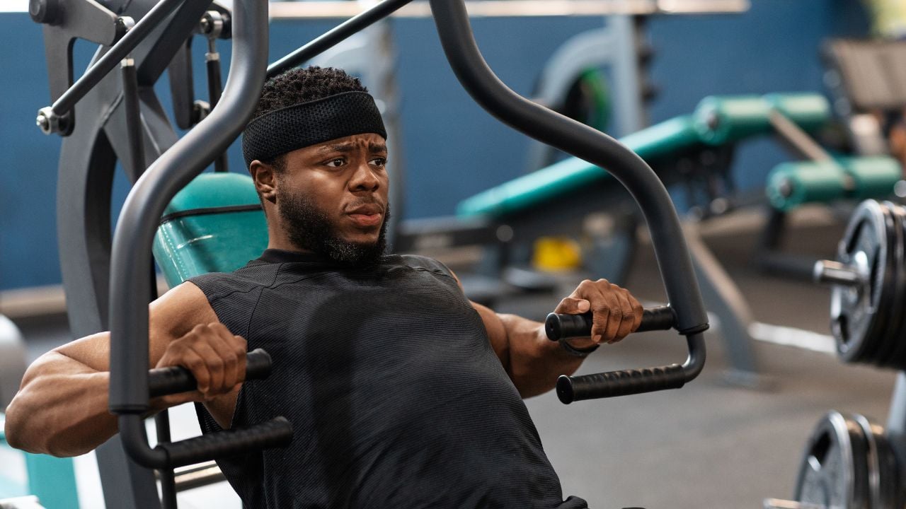 Gym Machine Chest Workout