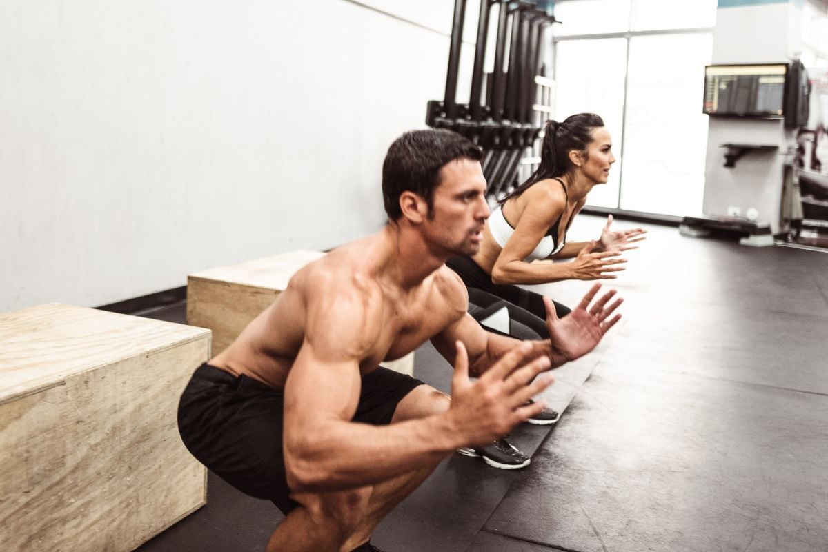 High intensity squat workout