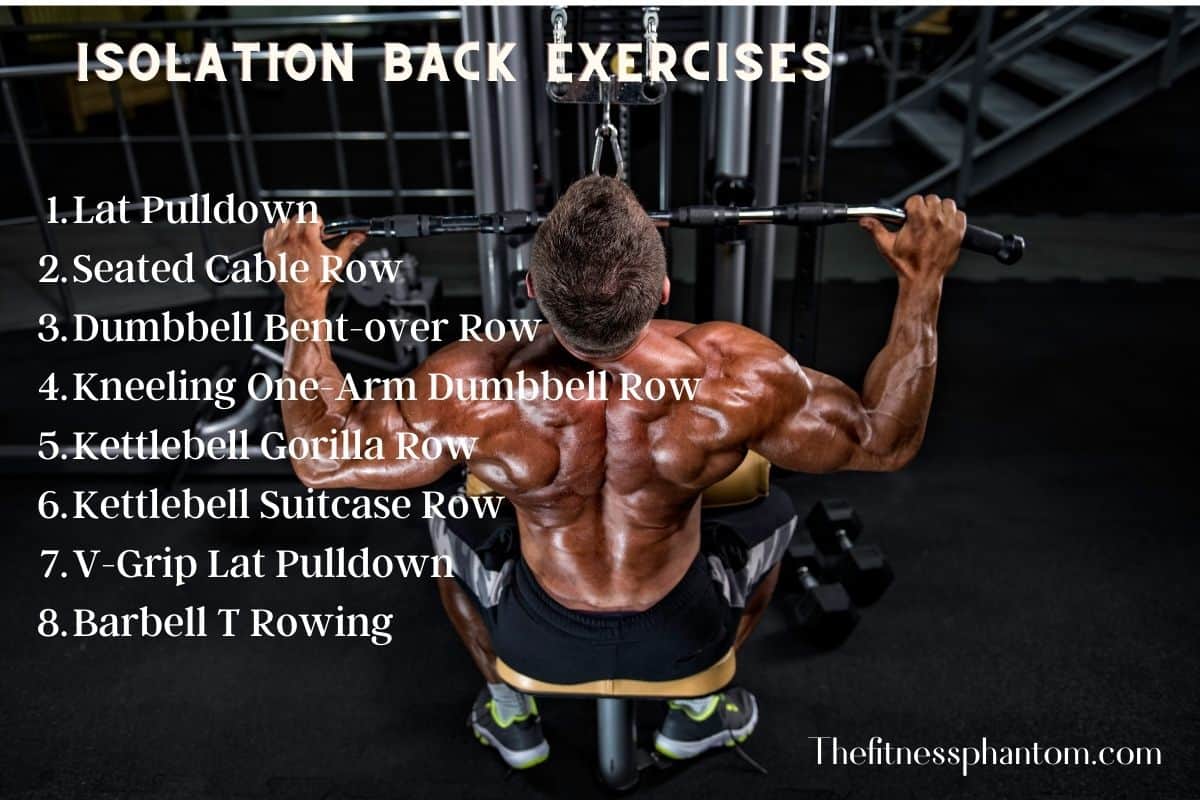 Isolation Back Exercises