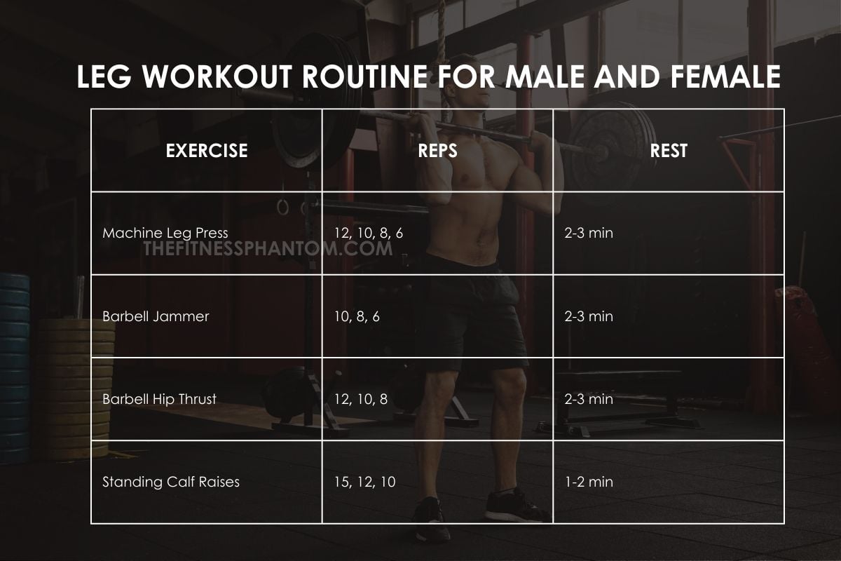 leg day routine for strength