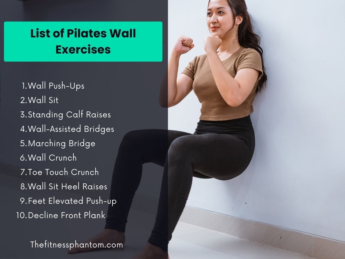 List of Pilates Wall Exercises