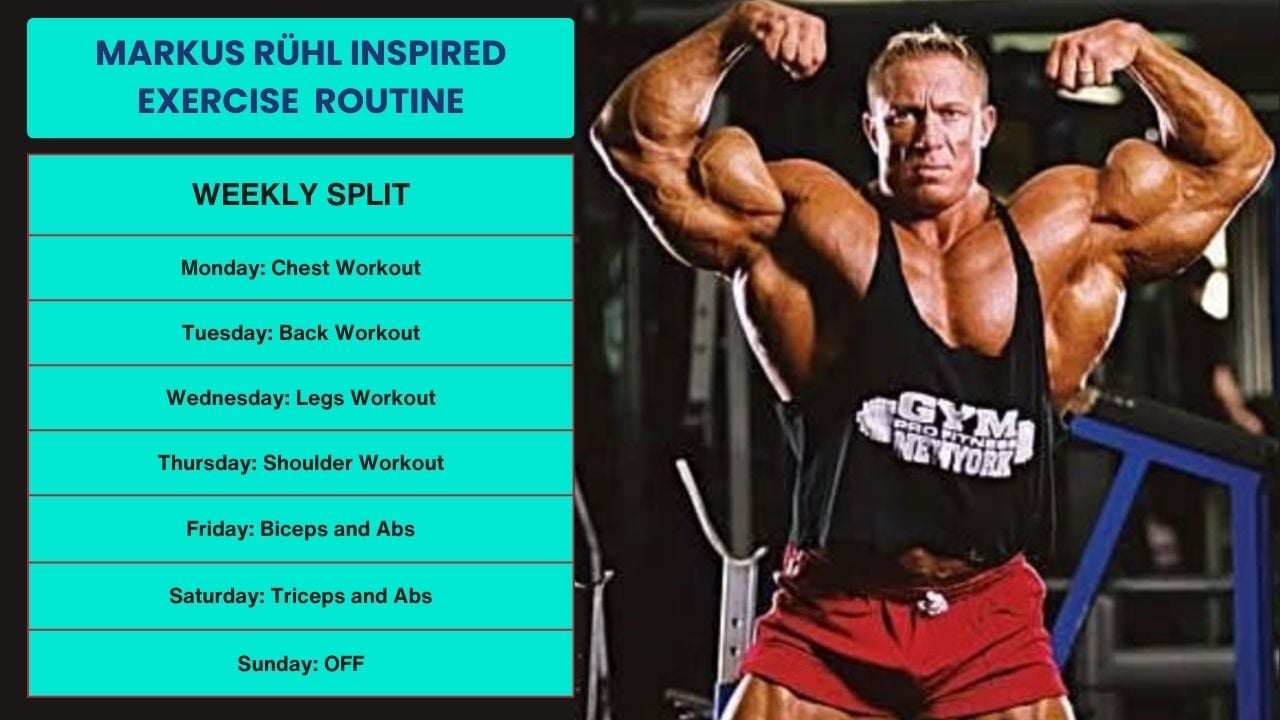 Markus Rühl Bodybuilding Workout Plan