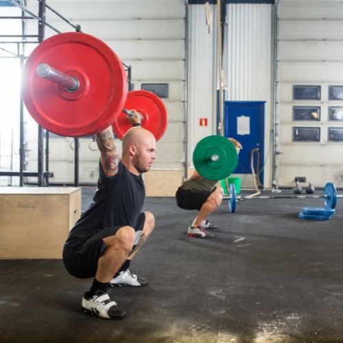 List of 55 Best Compound Exercises with Pictures, Videos & PDF Overhead Squat