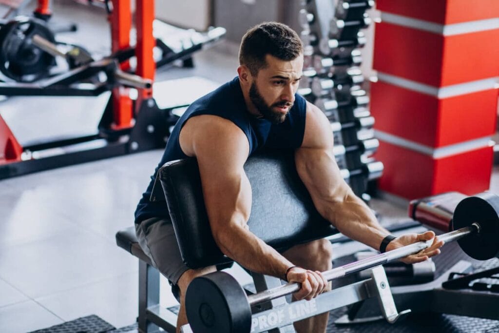 best biceps and triceps exercises at the gym