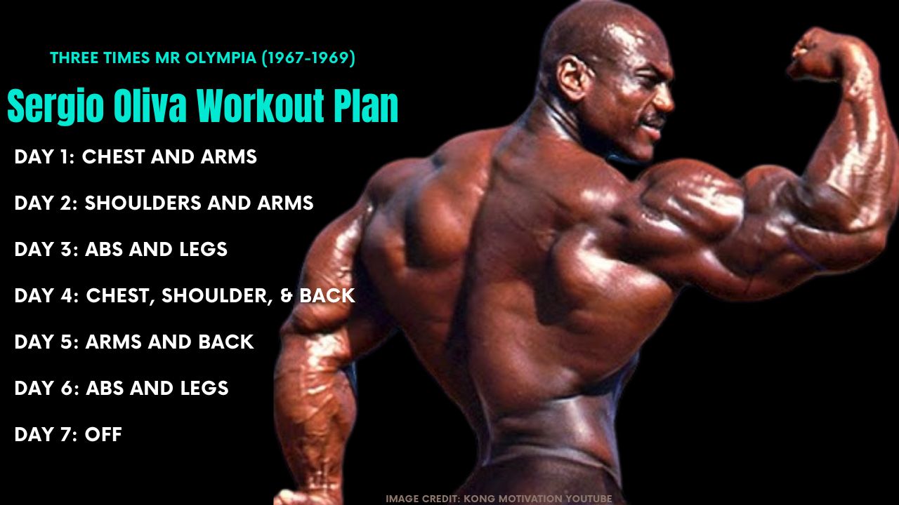 Sergio Oliva Workout Plan