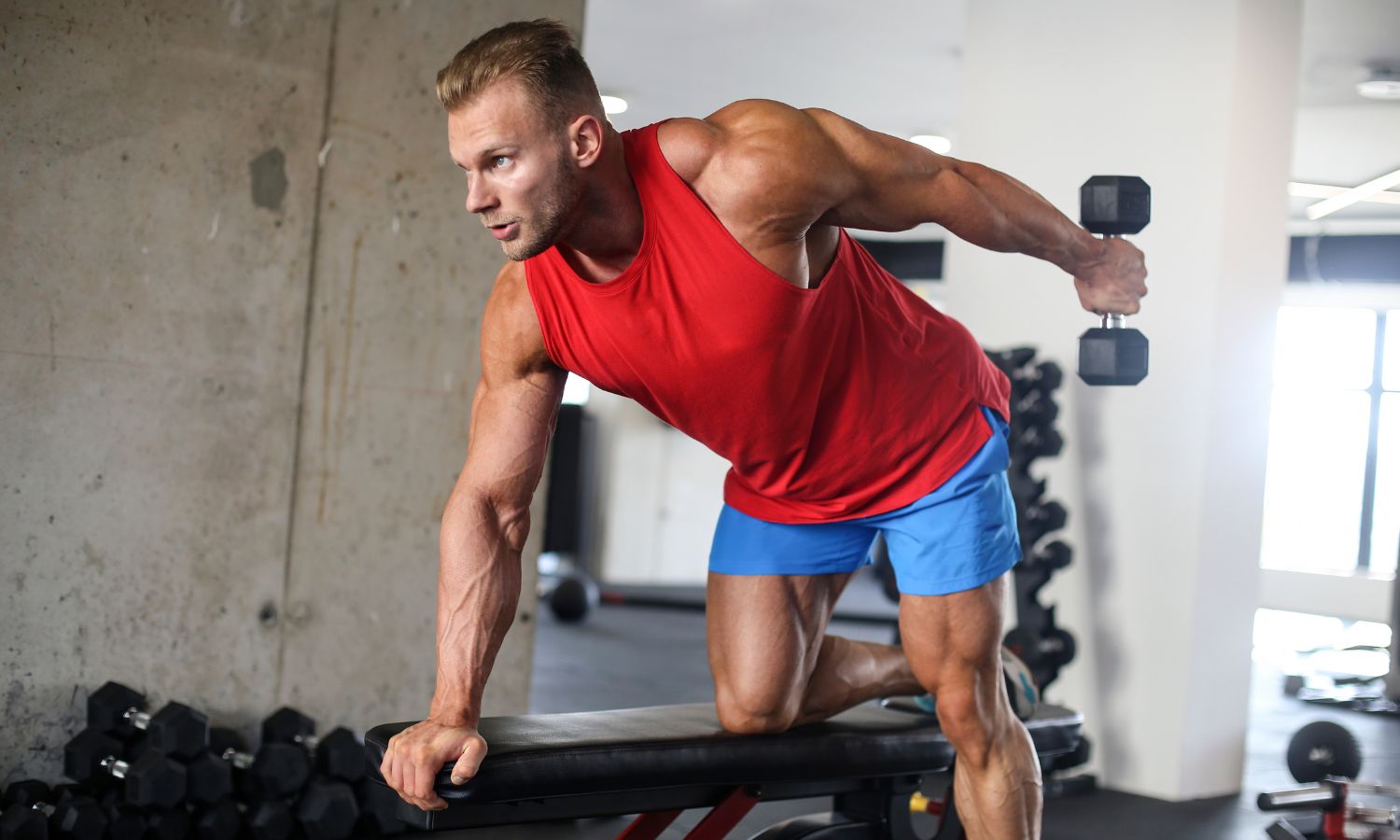 Single dumbbell arm workout