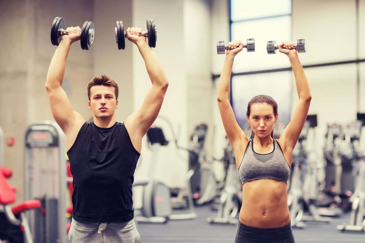 Standing Dumbbell Overhead Press