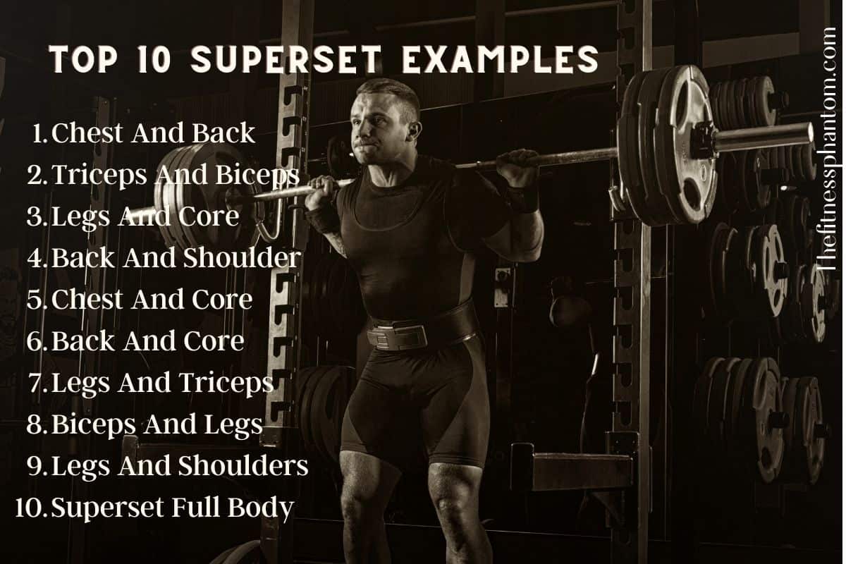 Superset Workout Examples