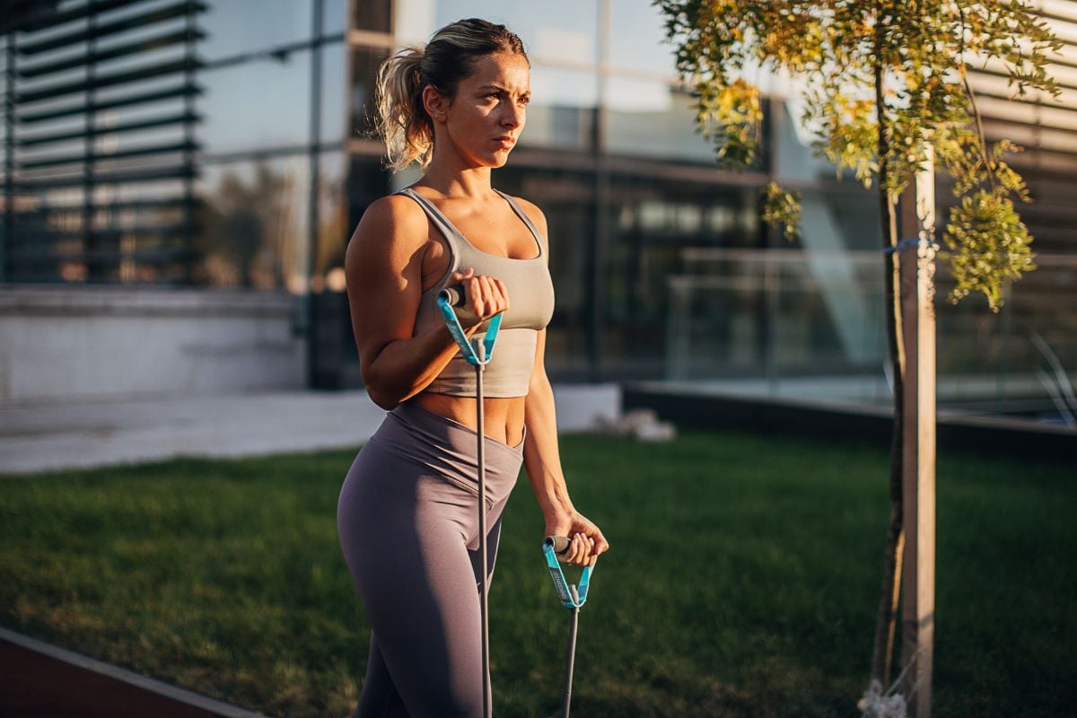 upper body resistance band workout