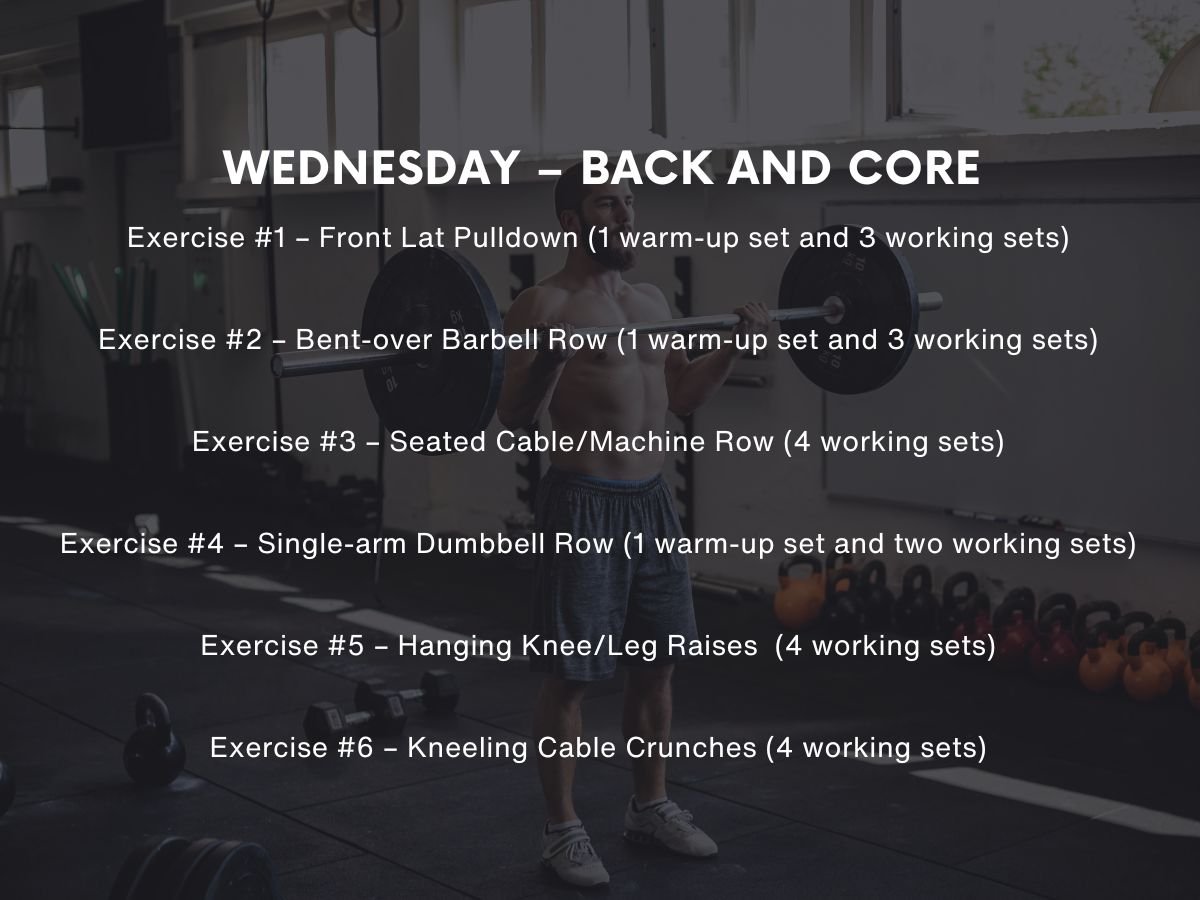 Wednesday - Back and Core